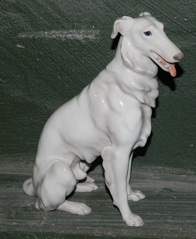 B & G figurine porcelain of greyhound