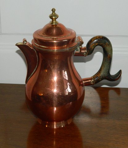 Danish coffee pot in copper 18th. Century