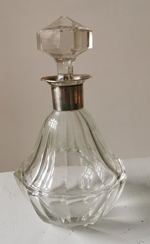 Crystal Carafe with silver mounting