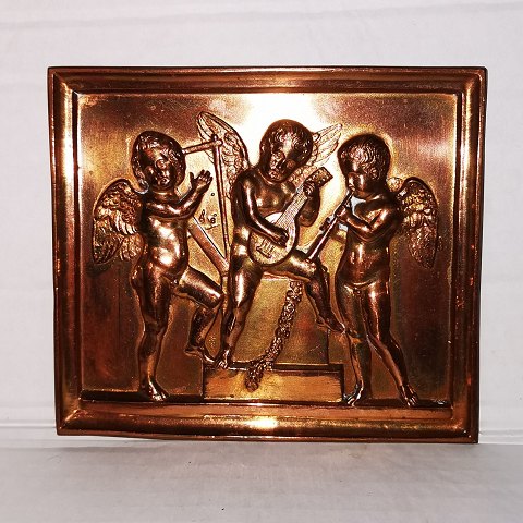Bertel Thorvaldsen plate: "Playing Angels" copper plate