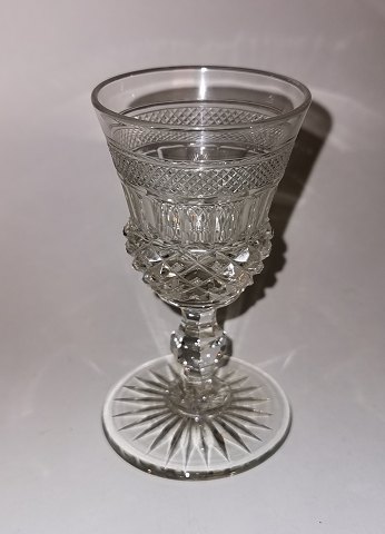 Port wine crystal glass