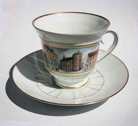 King Christian IX Round Tower Cup and saucer from B&G