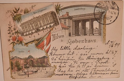 Salg af gamle danske postkort