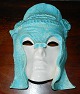 Maske i keramik af Jesper Packness