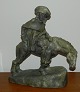 Horse man figure "Death" in ceramics from MA&S