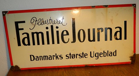 Emaljeskilt: Familiejournalen