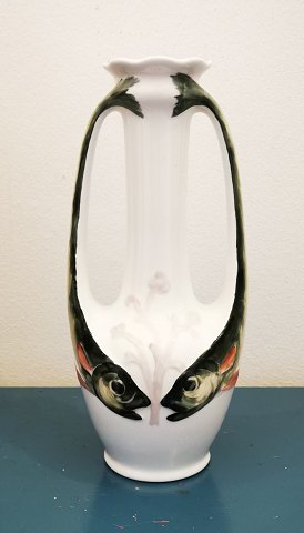 Art Nouveau Rorstrand vase with decoration with fisch