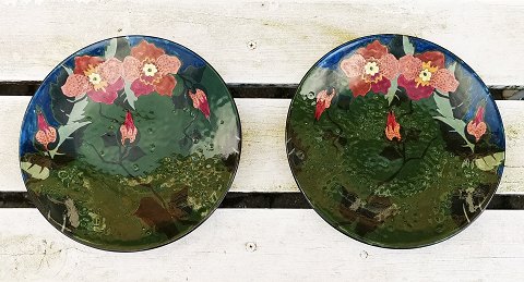 Pair of ceramic dishes from Gouda Holland