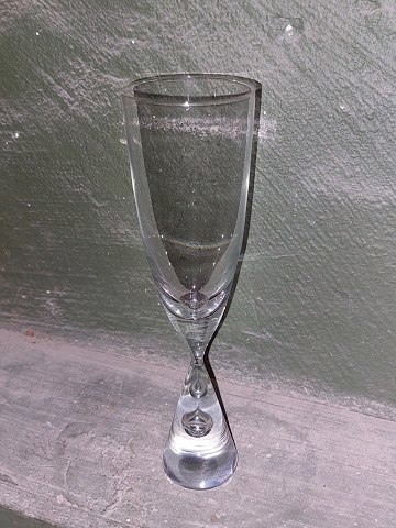 Princess champagne glas fra Holmegaard Glasværk