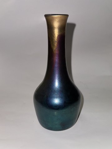 P. Ipsen vase In Gold and Lustre glaze
