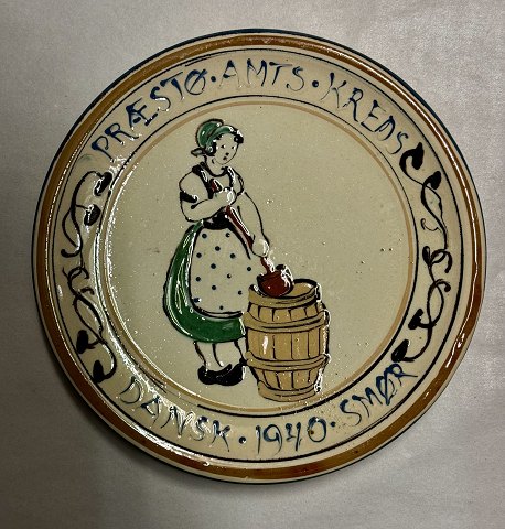 Præstø, Smør platte fra Kähler fabrikken 1940