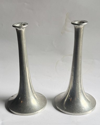 Pair of modern candle holders from Just Andersen