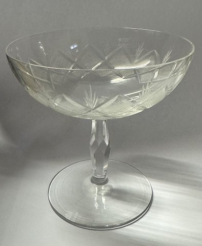 Wien-Antik glas Champagneskål