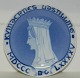 B&G Plate in porcelain: Women Exhibition 1895