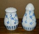 B & G salt -and pepper Fluted porcelain