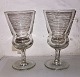 Par whiskeyglas fra Holmegaard Glasværk