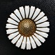 Marguerite brooch Sterling silver