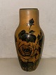Handpainted With flowers: Ceramic vase From P. Ipsens Enke