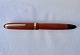 Coral red Montblanc fountain pen