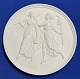 Thorvaldsen plaque from Bing & Grøndahl: “The Muses of Tragedy and Comedy”